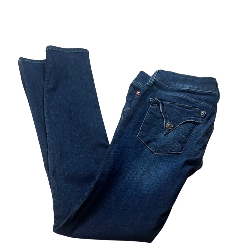 Hudson Nico Mid-Rise Super‎ Skinny Ankle Dark Wash Jeans Size 26